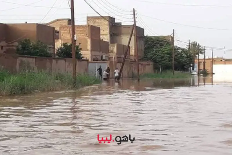 هطول الأمطار والفيضانات في ليبيا